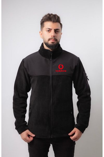 dafri Top Quality Polar Jacket with Vodafone Logo Print