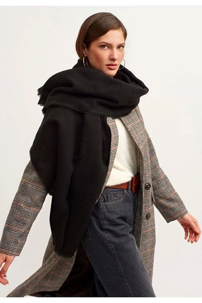 shieba outlet Φουλάρι με μαλακή υφή puff sherly wrap