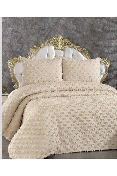 HMZ Textile Gift Diversity Daily Double Person Conical Pattern Pike Set. (230X250)