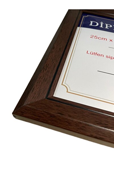 İpek Sanatsal Diploma Çerçevesi - Hakiki Camlı Ürün - 25cmx35,3cm Belge İçin