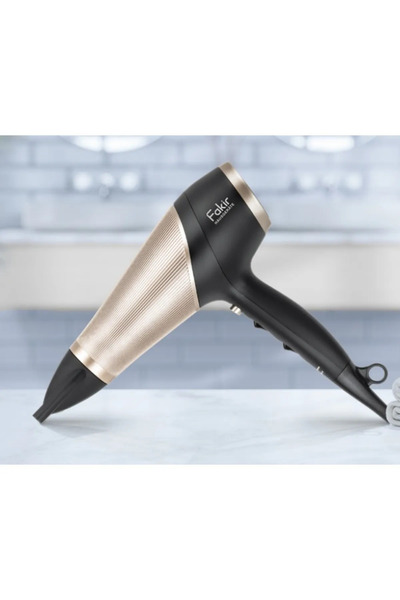 Fakir Ion Gold Hair Dryer - Black