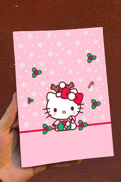 Namgo Jurnal cadou, note și caiet de școală „Hello Snowy” A5 special de Anul Nou (50 de coli)