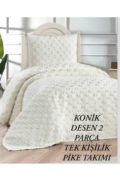 HMZ Textile Everyday Single Person Conical Pattern Pike Set (200 X 240)