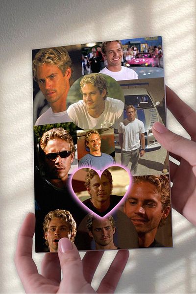 Ludios Fast & Furious Brian O'Conner Heart A5 Χωρίς γραμμές Ημερολόγιο Ημερολόγιο Δώρο (50 Φύλλα)