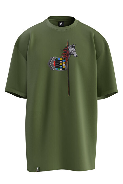 TURAN TACTICS Tricou unisex cu cap de lup cu design confortabil