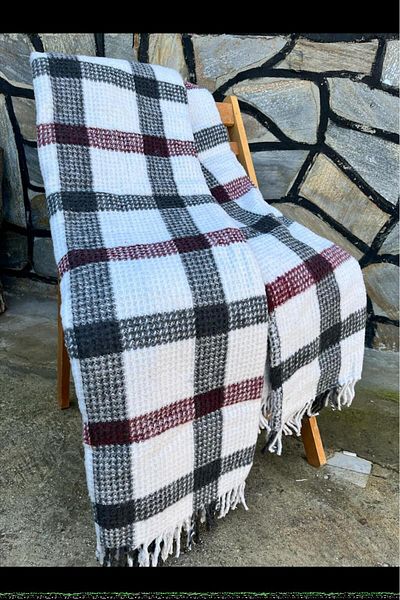 DOGO HOME Patterned Acrylic Tv Blanket - Double, 180X220 cm