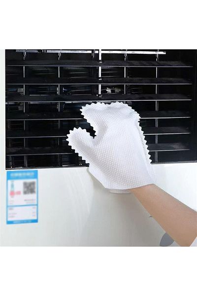 Sekiz8 10Pcs Microfiber Magic Dusting Gloves Double Sided Kitchen Bathroom Furniture Dusting Gloves