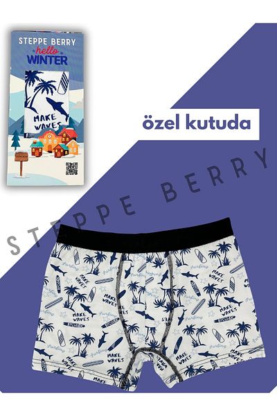 STEPPE BERRY Ανδρικά μπόξερ με κουτί