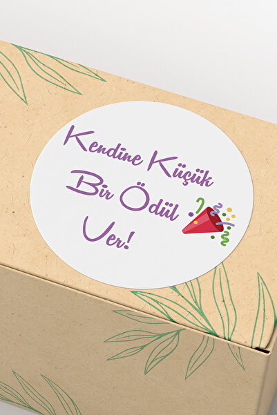 deer art ملصقات شكر لاصقة مقاس 3 × 3 سم، 120 قطعة - للشحن وتغليف الهدايا