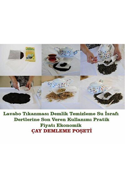 FırsatVar Pratik Çay Demleme Poşeti Filtre 25'li Paket Ihlamur ve Ada Çayı İçin Kullanım Kolaylığı