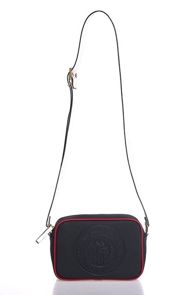 U.S. Polo Assn. Geantă de umăr pentru femei bleumarin-roșu-alb - Us21812 Online Exclusiv