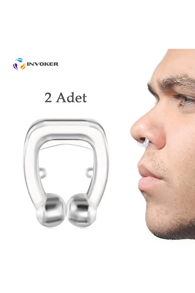 INVOKER Horlama Önleyici Klips Nazal Dilatör Burun İçi Silikon Apne Cihazı Do...