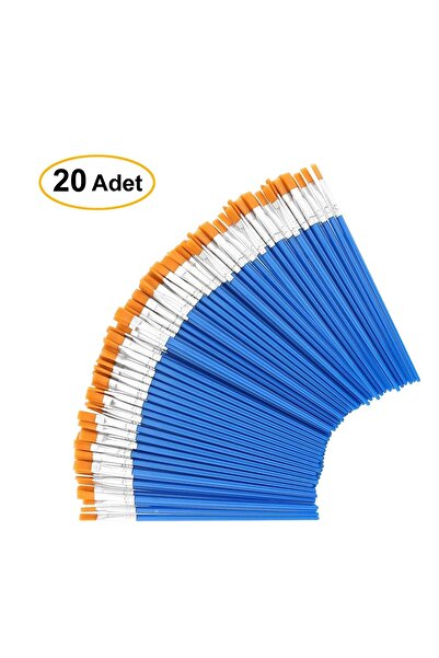 Hobialem 20 Adet Fırça, Akrilik Boya, Sulu Boya, Yağlı Boya, Resim Boyama Fırçası