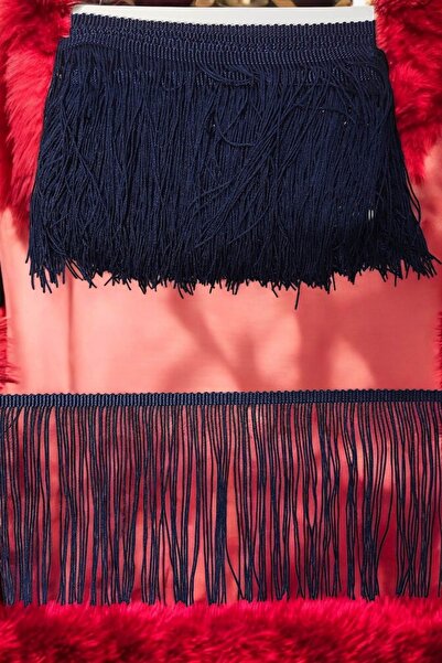 DUAYEN örme dantel floş  Saçak Püskül 14 Cm * 1 Metre