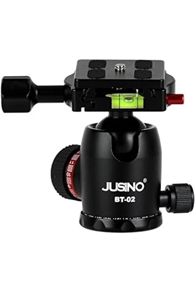 Genel Markalar Bt-02 Profesyonel Tripod Kafası Alüminyum Siyah
