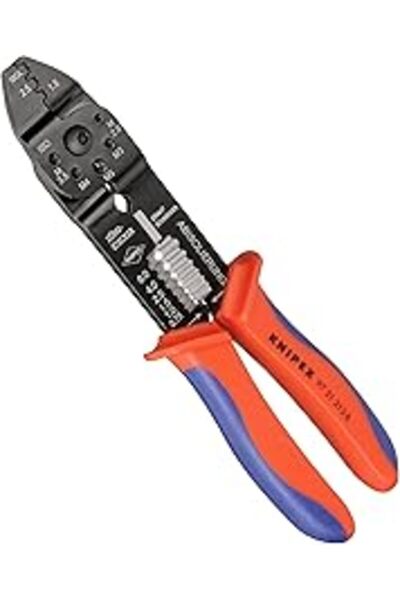 Knipex Sıkma Pensesi Siyah Boyalı, Çok Bileşenli Saplı 230 Mm 97 21 215 B