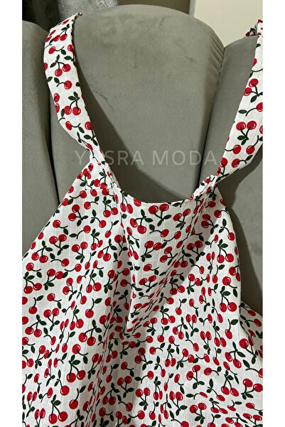 Yusra Κάλυμμα θηλασμού με σχέδιο κεράσι