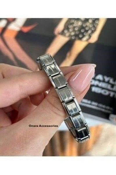 MODA Italy Stainless Charm Steel Bracelet