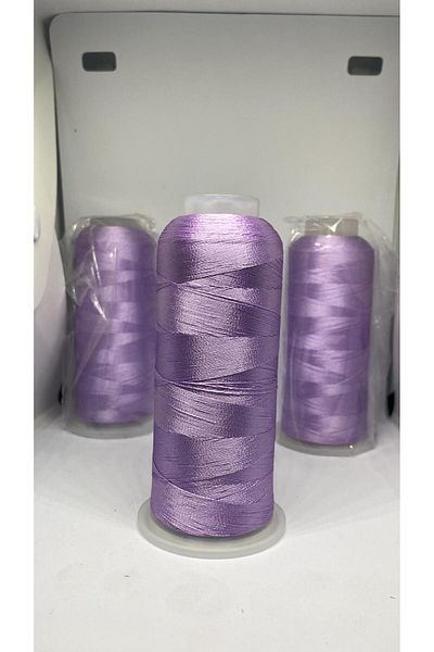 Loş Dükkan 2,500 Yards Embroidery Thread - Shatter-Resistant, 100% Polyester, Glitterless Glossy Flush Thread