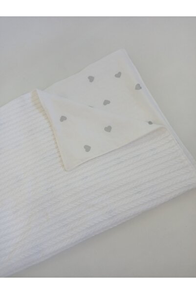 Wenaris بطانية بيكيه محبوكة من القطن بنسبة 100%