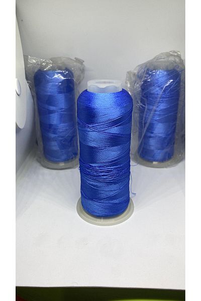 Loş Dükkan 2,500 Yards Embroidery Thread - Shatter-Resistant, 100% Polyester, Glitterless Glossy Flush Thread