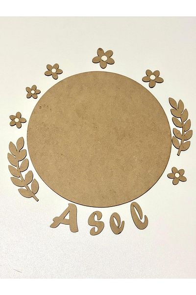 MT Wooden Painting Children's Door Ornament