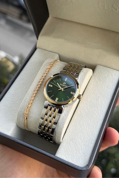 Homies Women's Wrist Watch with Gift Box and Bracelet Gift Hm 54253325