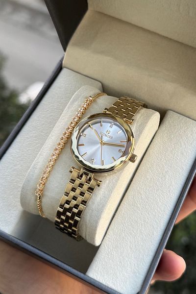 Homies Women's Wristwatch Gift Box and Bracelet