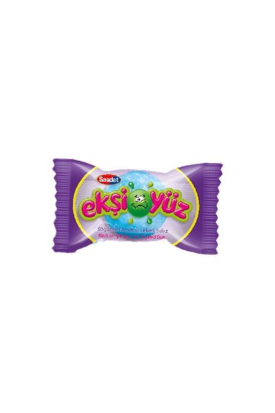 SAADET Sour face sugar chewing gum with blackberry flavor 1x100