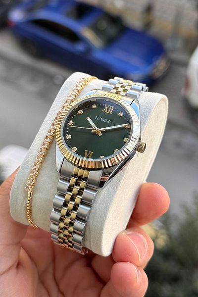 Homies Women's Wrist Watch Gift Box - Bracelet Gift Hm 5345646865