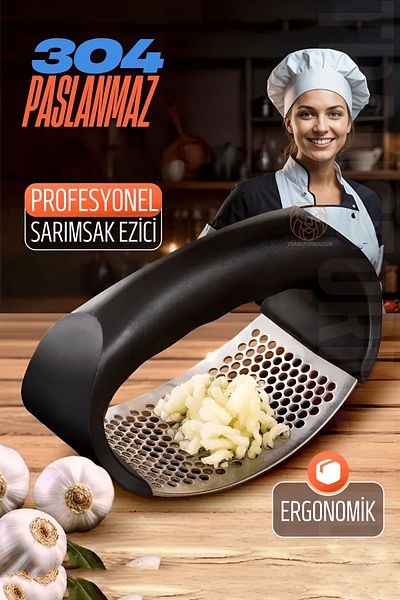 Transformacion 304 Stainless Steel - Garlic and Ginger Fruit Masher, 721211