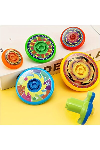 Game Üst Üste Dönebilen 5'li Kurmalı Topaç/fırıldak