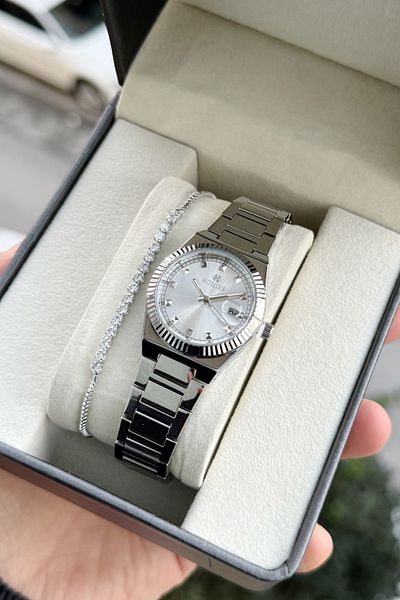 Homies Women's Wristwatch Rlx Model Gift Box and Bracelet
