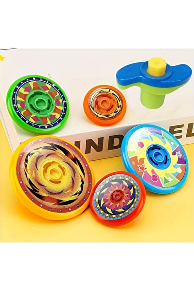 Game Üst Üste Dönebilen 5'li Kurmalı Topaç/fırıldak