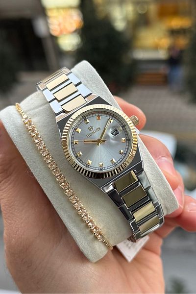 Homies Women's Wristwatch Rlx Model Gift Box and Bracelet