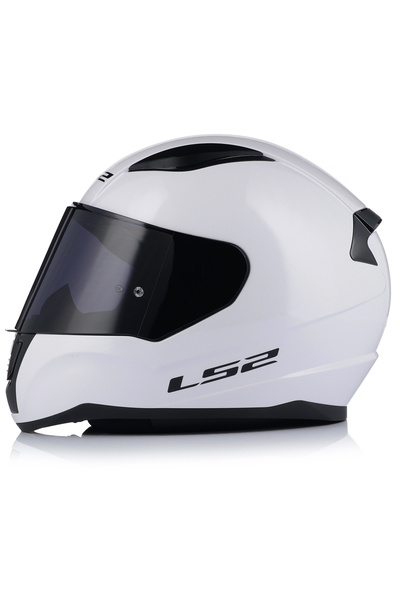 LS2 Rapıd 2 Beyaz Kapalı Motosiklet Kaskı Siyah Camlı