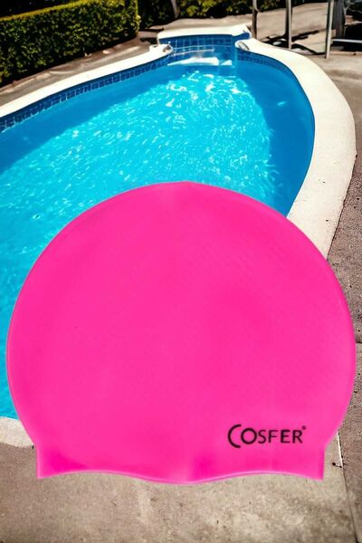 Nadom Bone Sea Cap Pool Cap Swimmer Silicone Pink Bone Swimming Cap