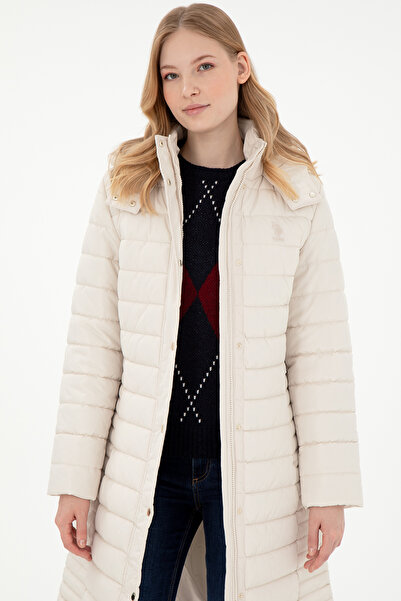 U.S. Polo Assn. Stone Color Women's Coat - 50292663 -Vr049