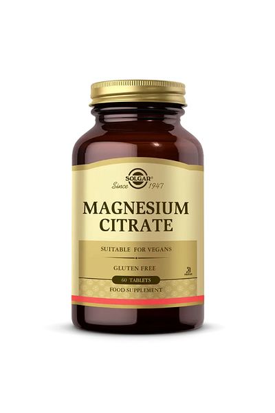 Solgar 200 Mg Magnesium Citrate - 60 Tablets