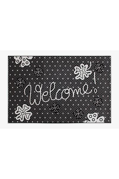 BirceHome Decorative Exterior Door Washable Dust Collector Carpet Door Mat