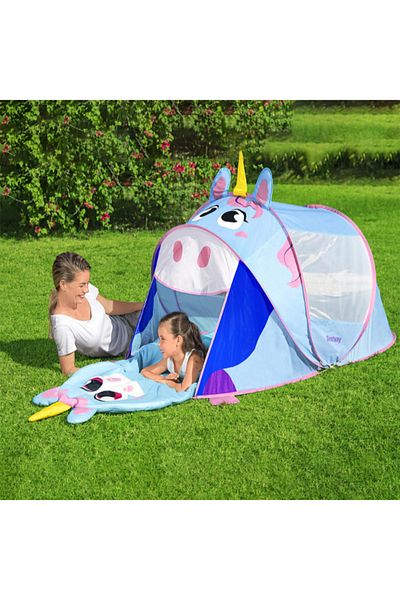 BESTWAY AdventureChasers Unicorn Play Tent 182cm x 96cm x 81cm  26-68110