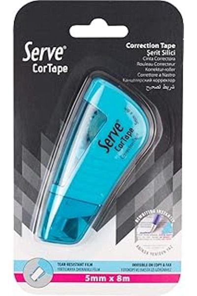 STOREMAX Cortape Ribbon Eraser 5 Mm*8Mt Phosphorescent Blue Single Blister