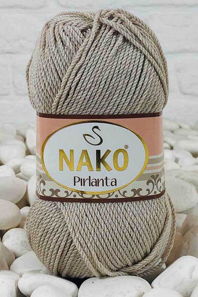 NAKO Diamond 6383 Mushroom Beige 5 Pieces Hand Knitting Yarn