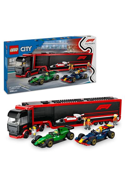 LEGO Rb20 a Amr24 F1 ® Trolley Truck - Stavebnice pro děti od 8 let (60445)