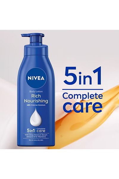 NIVEA 48 h Intense Moisture Rich Nourishing Body Lotion For Dry Skin 400ml