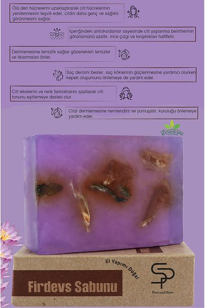 Pureandshine Handmade Natural Firdevs Soap