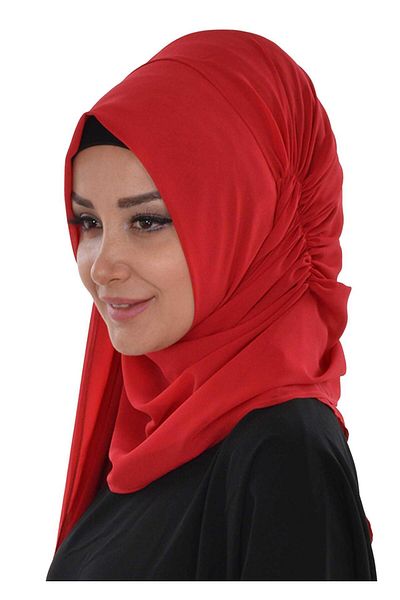 Ayşe Tasarım شال شيفون عملي بتصميم برباط جانبي، ps-8