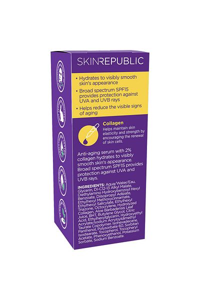 Skin Republic Collagen 2% + SPF 15 Serum 30ml