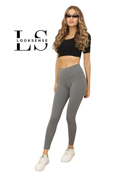 Looksense Ženske Visok struk Oblikuje figuru Rebrasto helanke 01818