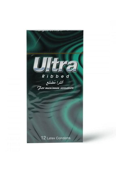 ULTRA Condoms Ribbed 12 Pieces ( 10 Piece )